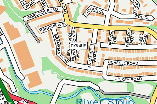 DY8 4UF map - OS OpenMap – Local (Ordnance Survey)