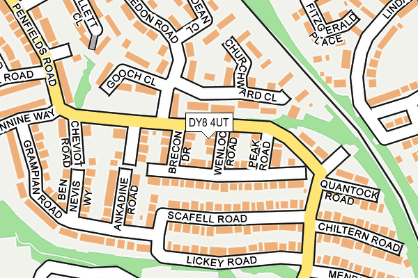 DY8 4UT map - OS OpenMap – Local (Ordnance Survey)