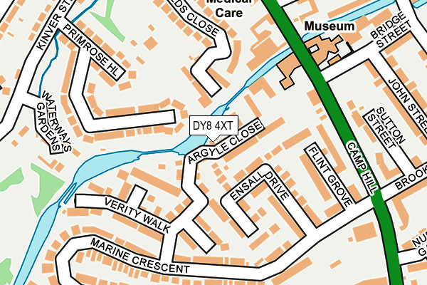 DY8 4XT map - OS OpenMap – Local (Ordnance Survey)