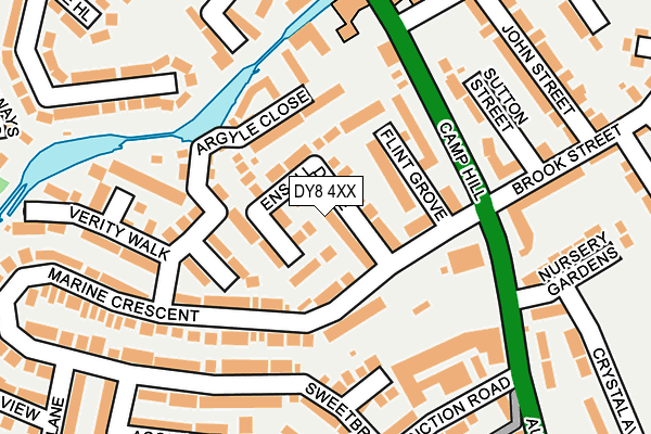 DY8 4XX map - OS OpenMap – Local (Ordnance Survey)