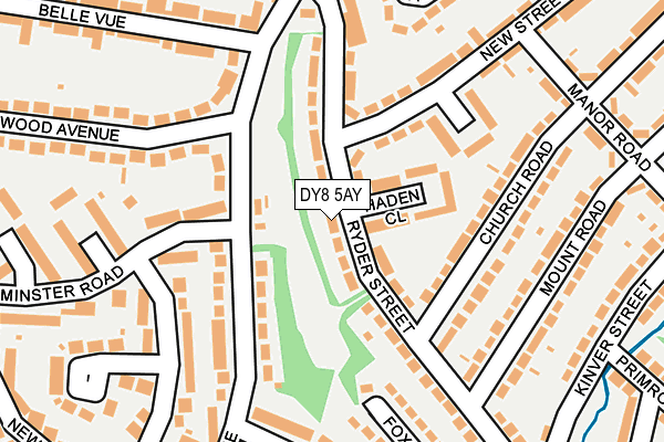 DY8 5AY map - OS OpenMap – Local (Ordnance Survey)