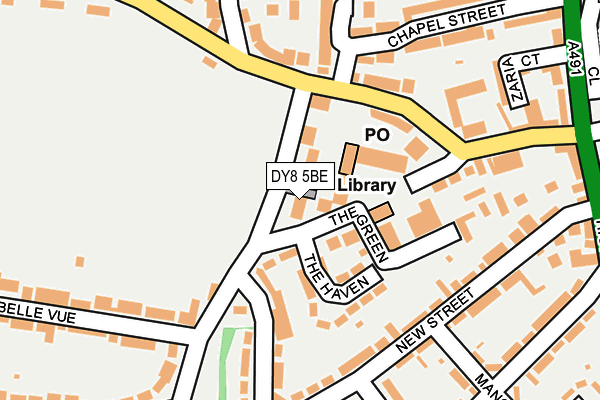 DY8 5BE map - OS OpenMap – Local (Ordnance Survey)