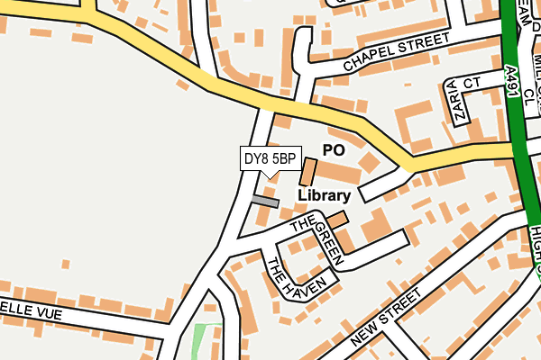 DY8 5BP map - OS OpenMap – Local (Ordnance Survey)