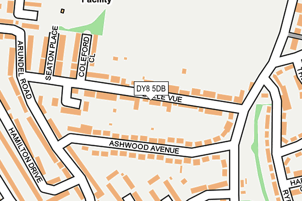 DY8 5DB map - OS OpenMap – Local (Ordnance Survey)