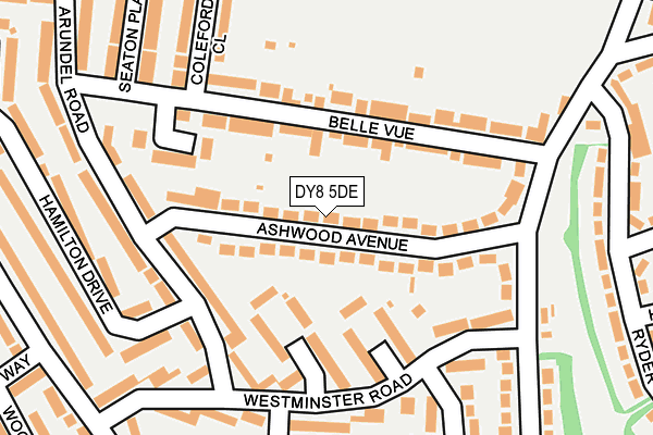 DY8 5DE map - OS OpenMap – Local (Ordnance Survey)