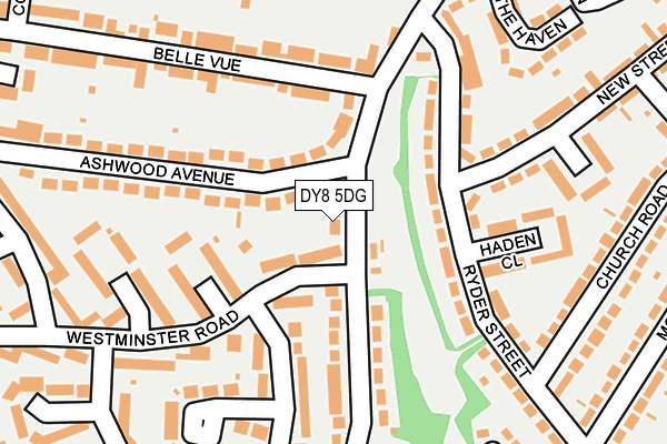 DY8 5DG map - OS OpenMap – Local (Ordnance Survey)