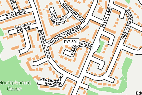 DY8 5DL map - OS OpenMap – Local (Ordnance Survey)