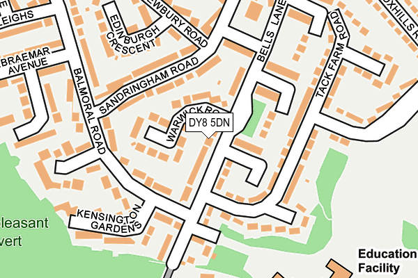 DY8 5DN map - OS OpenMap – Local (Ordnance Survey)