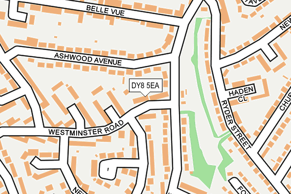 DY8 5EA map - OS OpenMap – Local (Ordnance Survey)