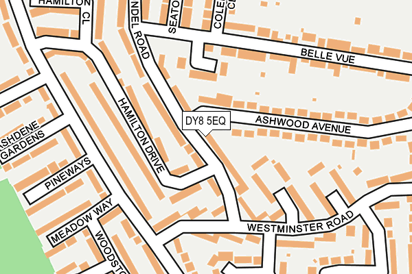 DY8 5EQ map - OS OpenMap – Local (Ordnance Survey)