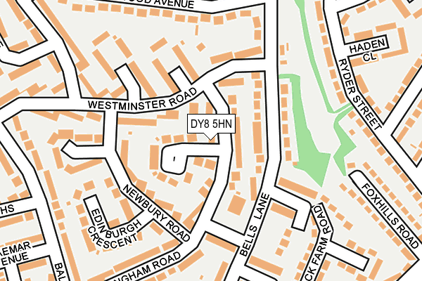 DY8 5HN map - OS OpenMap – Local (Ordnance Survey)