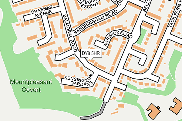 DY8 5HR map - OS OpenMap – Local (Ordnance Survey)