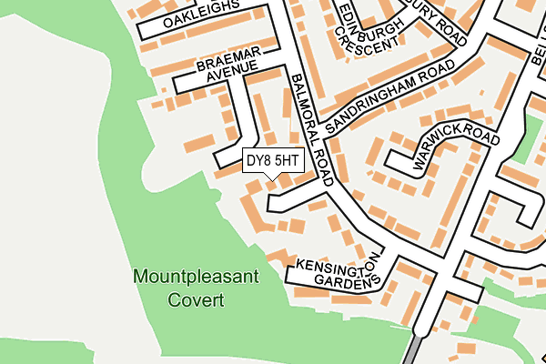 DY8 5HT map - OS OpenMap – Local (Ordnance Survey)