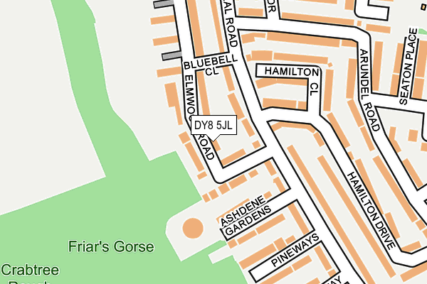 DY8 5JL map - OS OpenMap – Local (Ordnance Survey)