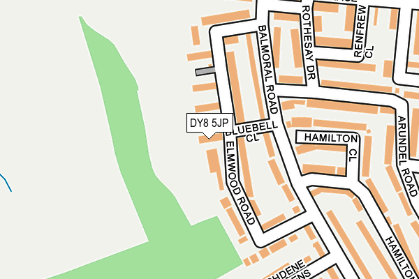 DY8 5JP map - OS OpenMap – Local (Ordnance Survey)
