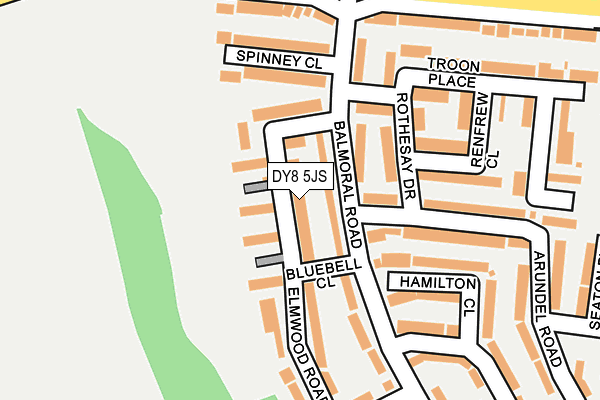 DY8 5JS map - OS OpenMap – Local (Ordnance Survey)