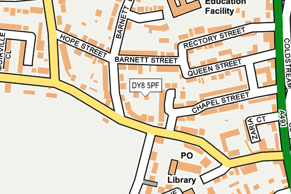 DY8 5PF map - OS OpenMap – Local (Ordnance Survey)