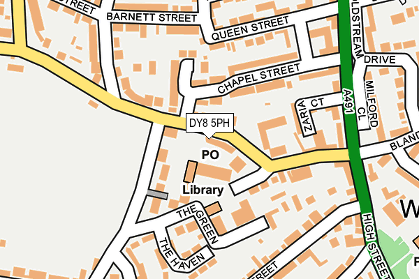 DY8 5PH map - OS OpenMap – Local (Ordnance Survey)