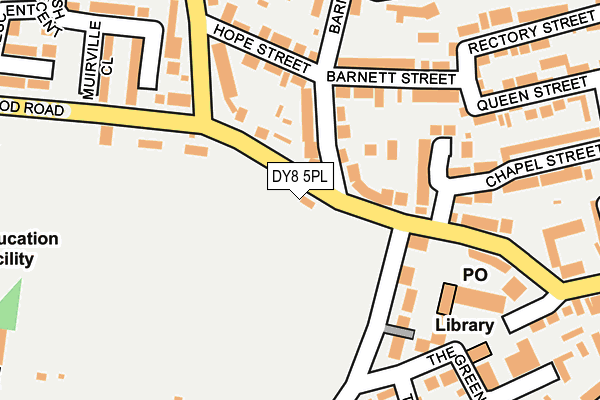 DY8 5PL map - OS OpenMap – Local (Ordnance Survey)