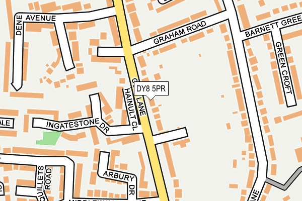 DY8 5PR map - OS OpenMap – Local (Ordnance Survey)