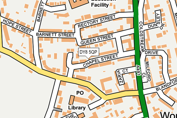 DY8 5QP map - OS OpenMap – Local (Ordnance Survey)