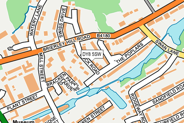 DY8 5SW map - OS OpenMap – Local (Ordnance Survey)