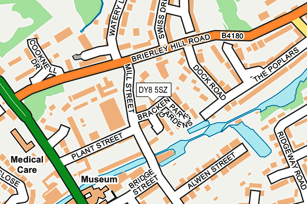 DY8 5SZ map - OS OpenMap – Local (Ordnance Survey)