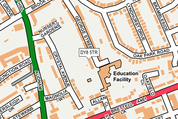 DY8 5TR map - OS OpenMap – Local (Ordnance Survey)