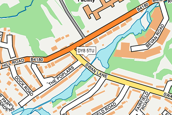 DY8 5TU map - OS OpenMap – Local (Ordnance Survey)