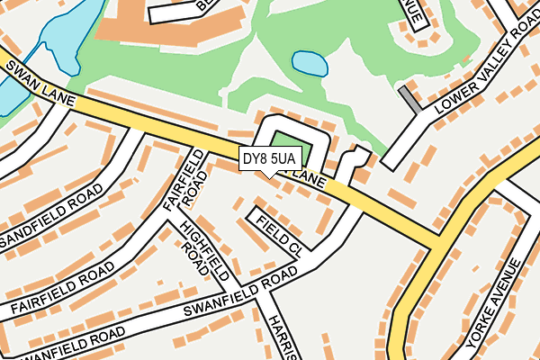 DY8 5UA map - OS OpenMap – Local (Ordnance Survey)