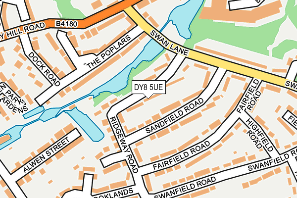 DY8 5UE map - OS OpenMap – Local (Ordnance Survey)