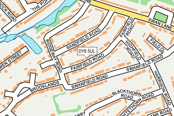 DY8 5UL map - OS OpenMap – Local (Ordnance Survey)