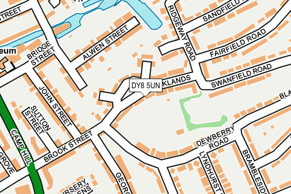 DY8 5UN map - OS OpenMap – Local (Ordnance Survey)
