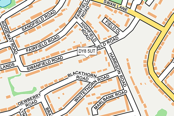 DY8 5UT map - OS OpenMap – Local (Ordnance Survey)