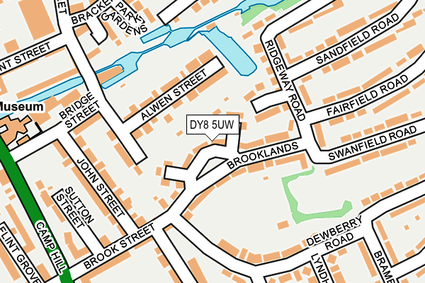 DY8 5UW map - OS OpenMap – Local (Ordnance Survey)