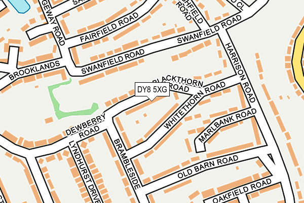 DY8 5XG map - OS OpenMap – Local (Ordnance Survey)