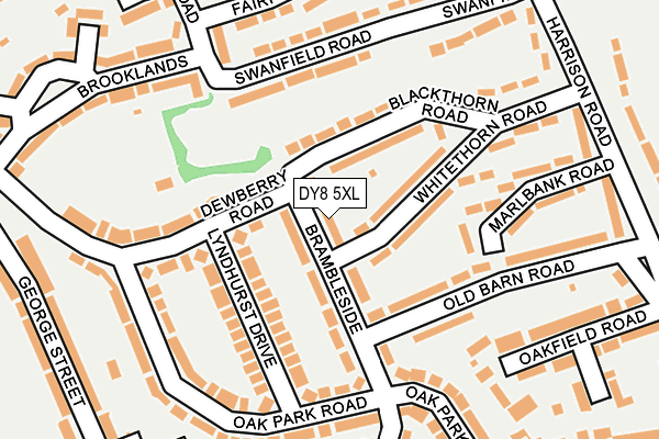 DY8 5XL map - OS OpenMap – Local (Ordnance Survey)