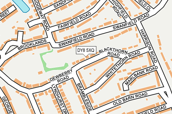 DY8 5XQ map - OS OpenMap – Local (Ordnance Survey)