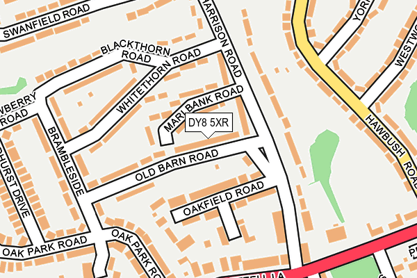 DY8 5XR map - OS OpenMap – Local (Ordnance Survey)