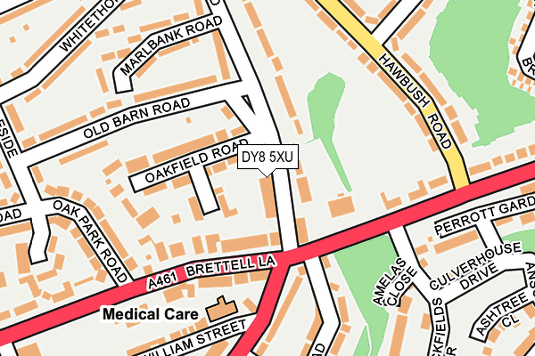 DY8 5XU map - OS OpenMap – Local (Ordnance Survey)