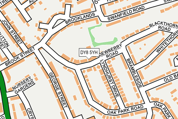 DY8 5YH map - OS OpenMap – Local (Ordnance Survey)
