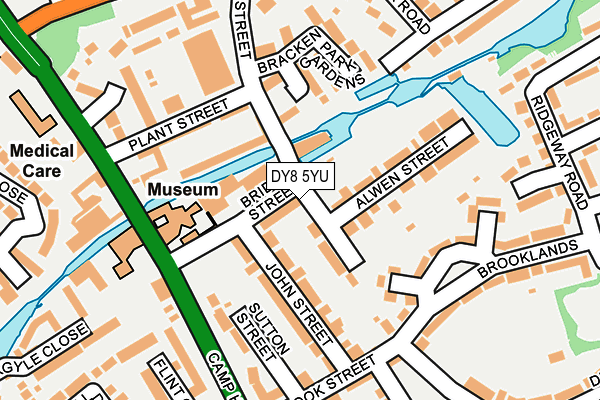 DY8 5YU map - OS OpenMap – Local (Ordnance Survey)