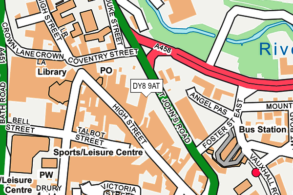 DY8 9AT map - OS OpenMap – Local (Ordnance Survey)