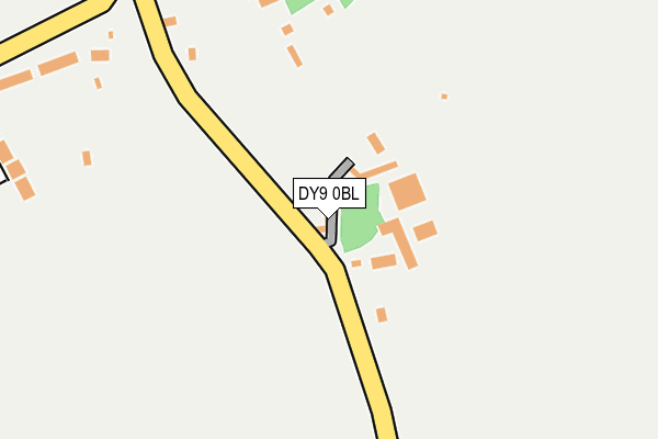 DY9 0BL map - OS OpenMap – Local (Ordnance Survey)