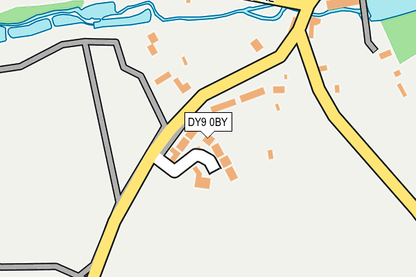 DY9 0BY map - OS OpenMap – Local (Ordnance Survey)