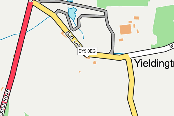 DY9 0EG map - OS OpenMap – Local (Ordnance Survey)