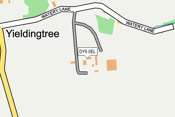 DY9 0EL map - OS OpenMap – Local (Ordnance Survey)