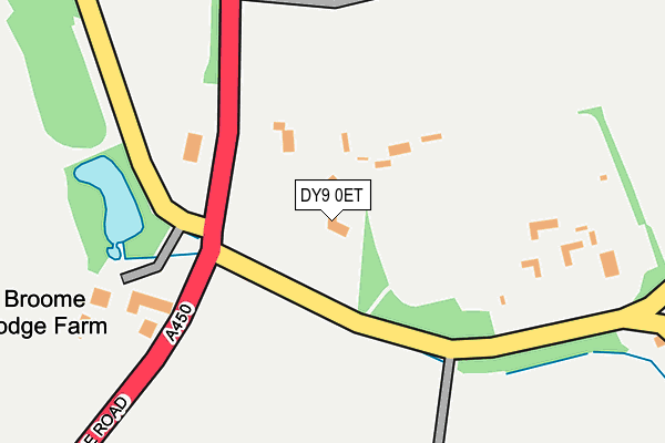 DY9 0ET map - OS OpenMap – Local (Ordnance Survey)