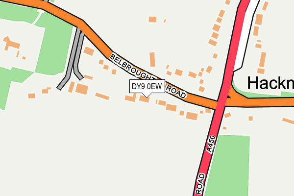 DY9 0EW map - OS OpenMap – Local (Ordnance Survey)