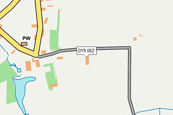 DY9 0EZ map - OS OpenMap – Local (Ordnance Survey)
